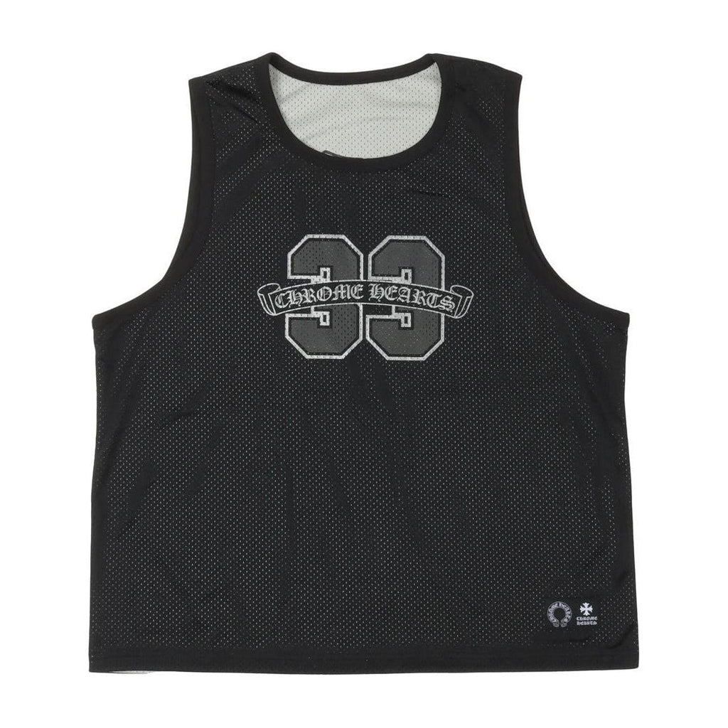 CHROME HEARTS MESH JERSEY BLACK BASKETBALL