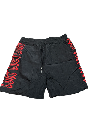 LOST INTRICACY BLACK/RED SHORTS