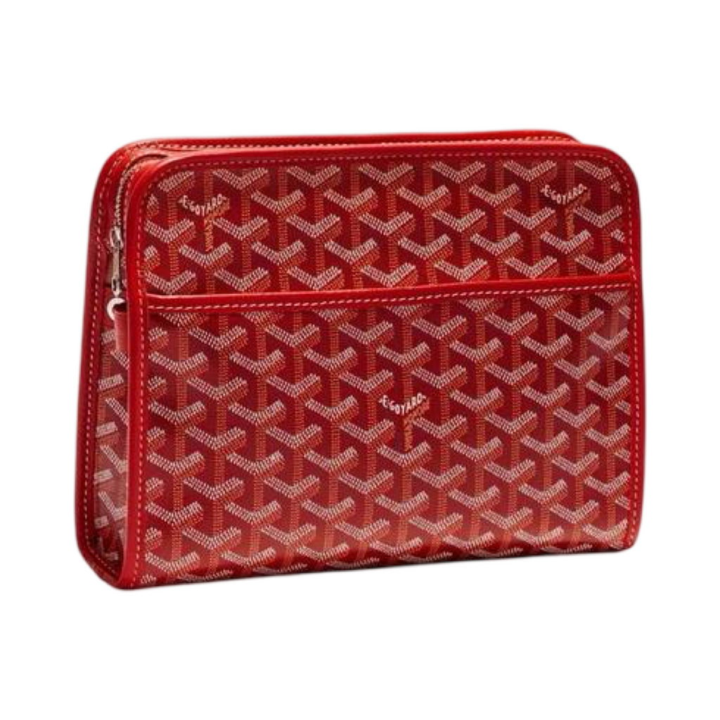 GOYARD Jouvence MM Toiletry Clutch Bag Red
