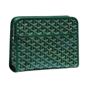 GOYARD Jouvence MM Toiletry Clutch Bag Green