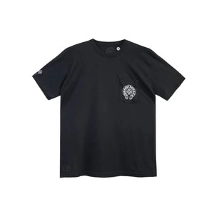 Chrome Hearts Multi Color Gradient Horseshoe Logo Short Sleeve T-shirt