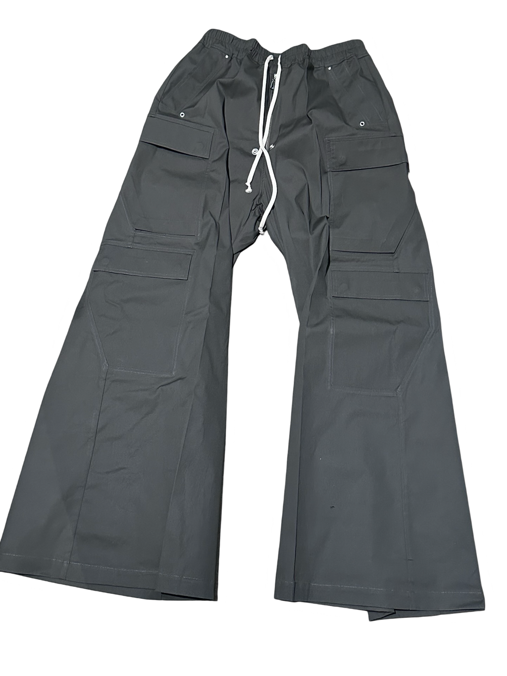 RICK OWENS Gray Cargobelas Cargo Pants