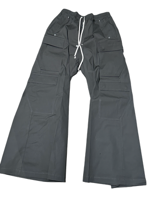 RICK OWENS Gray Cargobelas Cargo Pants