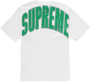 Supreme Cracked Back Arc S/S Top White/Green