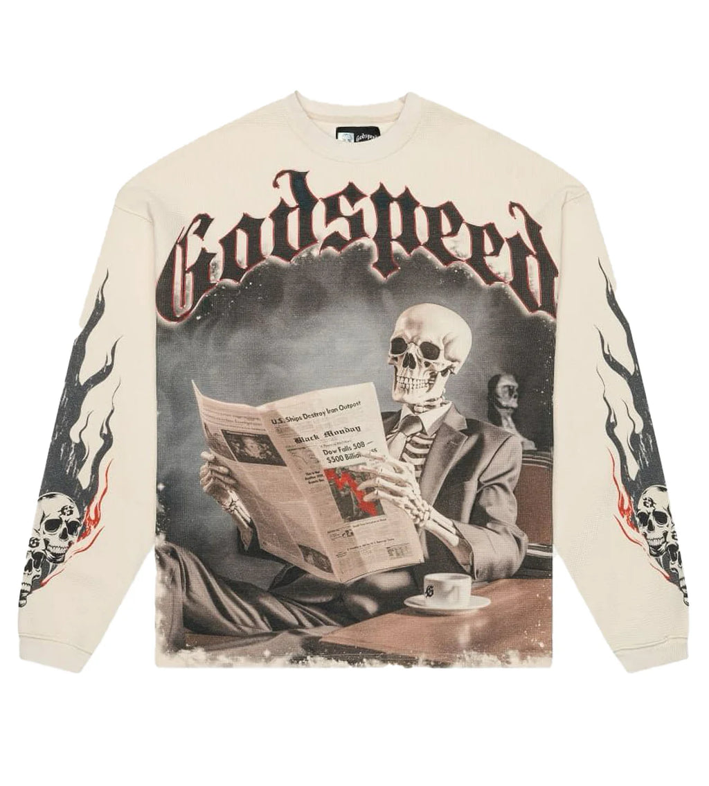 GODSPEED BLACK MONDAY THERMAL L/S BONE