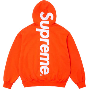 SUPREME SATIN LOGO HOODED SWEATSHIRT