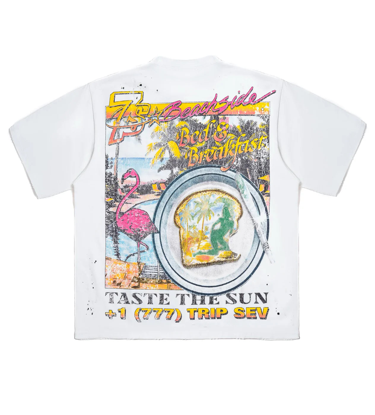 TRIPLE SEVEN WEEKEND GETAWAY TEE WHITE