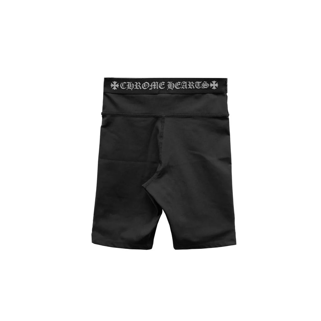 Chrome Hearts Women's Black Cross Biking Shorts