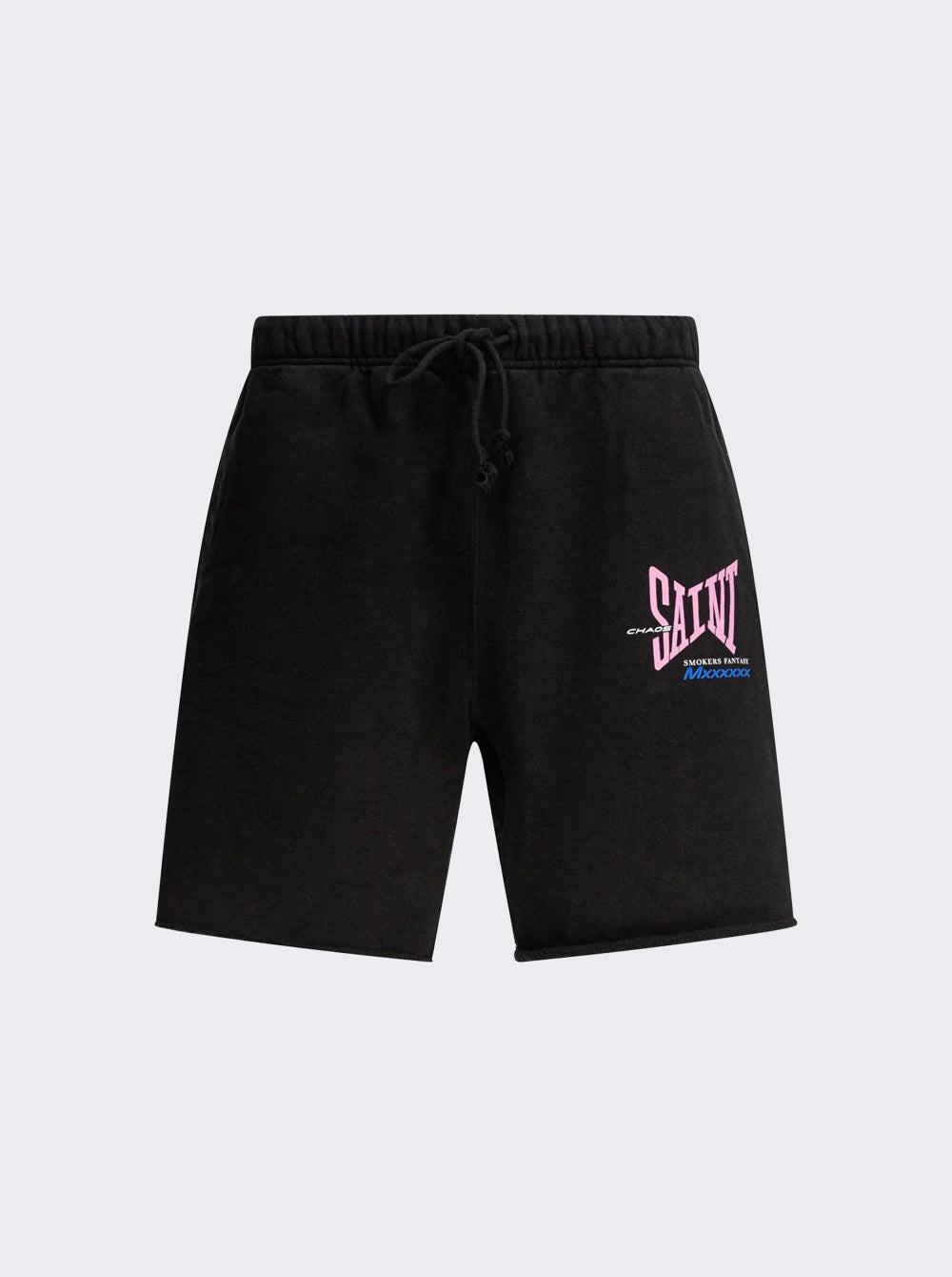 SAINT MXXXXXX SWEAT SHORTS BLACK