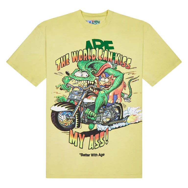 Better With Age The Kiss Tee | Yellow