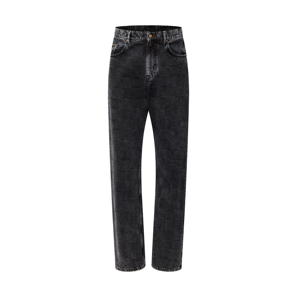 Louis Vuitton 57th Street NYC Damier Denim Skate Pants