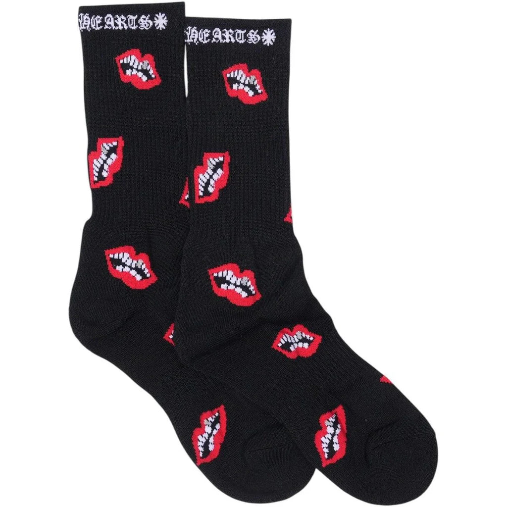 Chrome Hearts Chomper Socks Black/Red