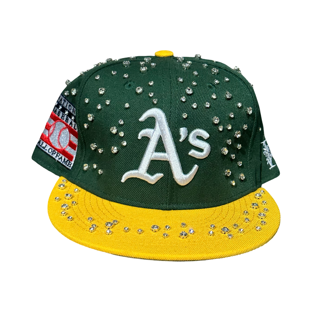 OAKLAND ATHLETICS RHINESTONE HAT