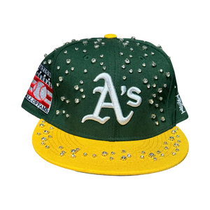 OAKLAND ATHLETICS RHINESTONE HAT