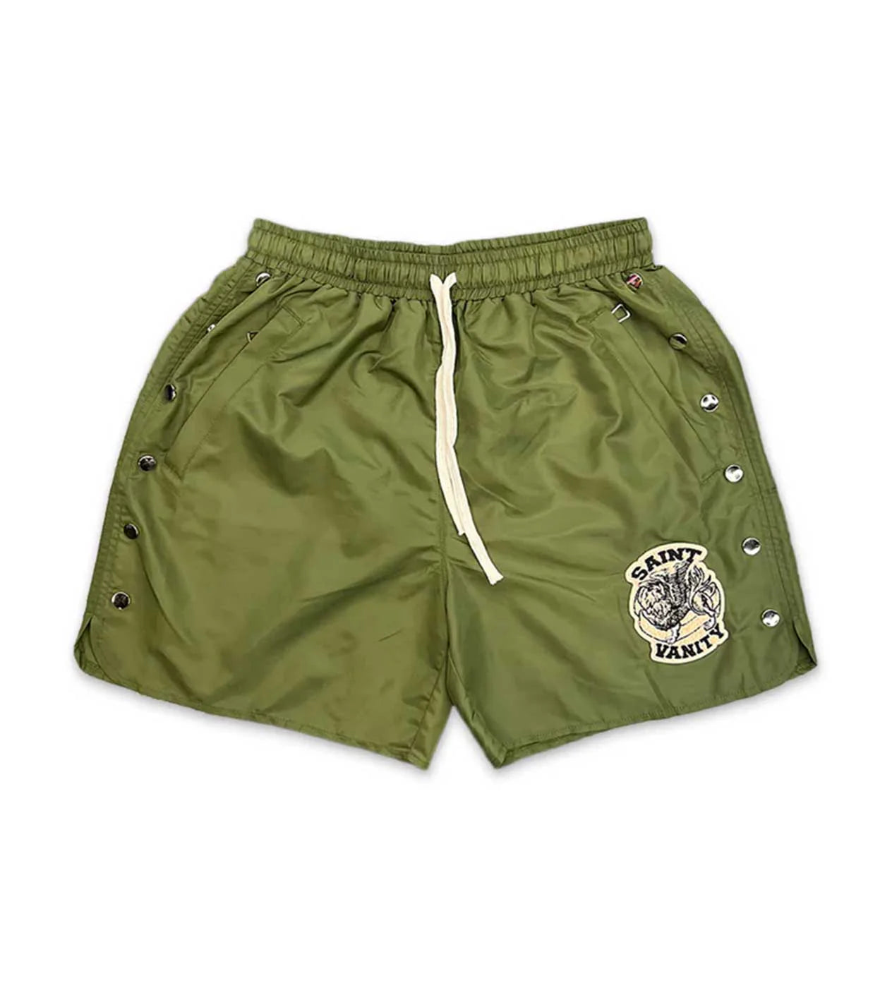 Saint Vanity Nylon Short Set Green