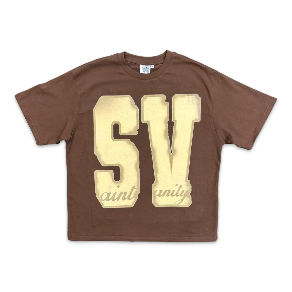 Saint Vanity “SV” Tee Brown