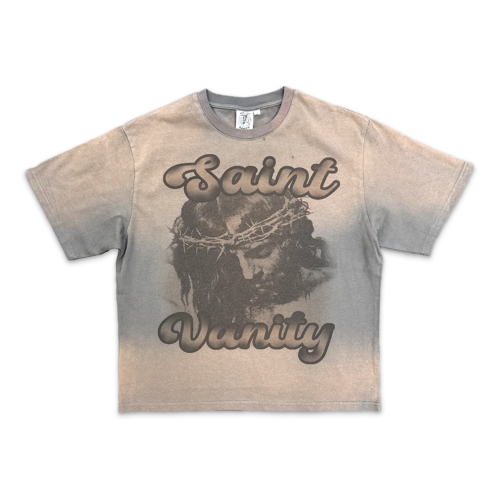 SAINT VANITY JESUS TEE “GREY”
