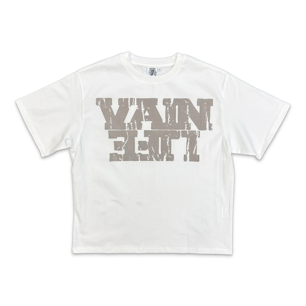 SAINT VANITY VAIN LIFE TEE “WHITE”
