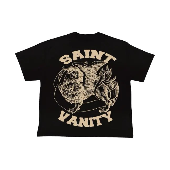 Saint Vanity Black/Cream Griffin Tee