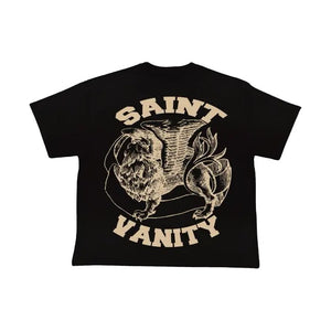 Saint Vanity Black/Cream Griffin Tee