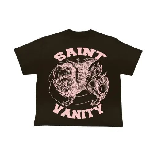 Saint Vanity Brown/Pink Griffin Tee