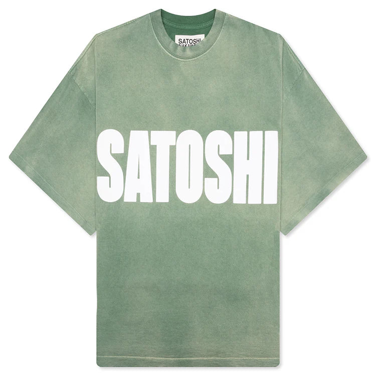 SATOSHI NAKAMOTO
IMPACT LOGO TEE GREEN