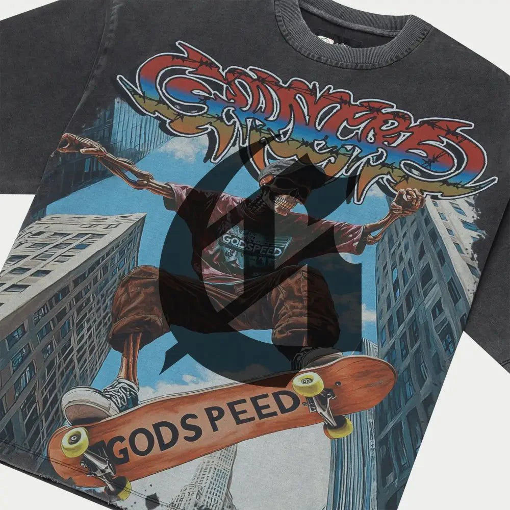 Godspeed Ollie Grey Wash Tee