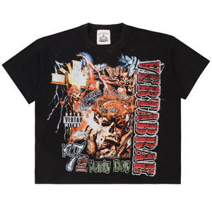 Vertabrae 7 Rap Tee Vintage Black
