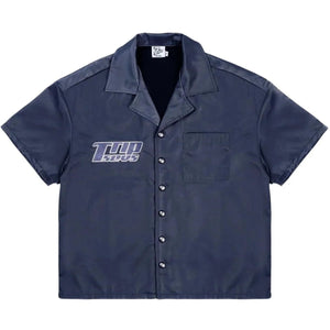 TRIPLE SEVENS X SNIPER GANG 7SNIPER NYLON BUTTON UP NAVY SET