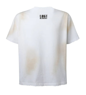 LOST INTRICACY LOST OUTLINE TEE WHITE