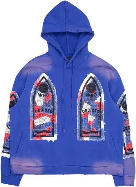 Who Decides War by EV Bravado Glory Fabricated Hooded Pullover