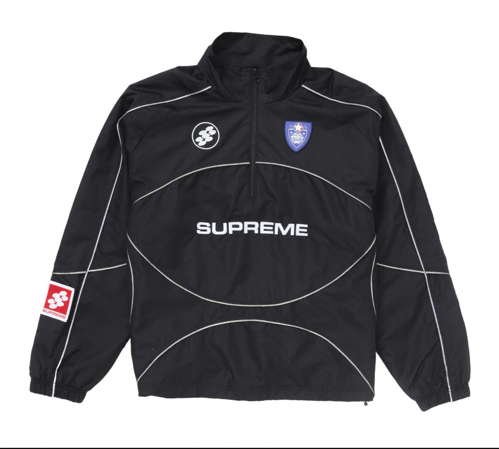 Supreme Piping Reflective Track Jacket Black