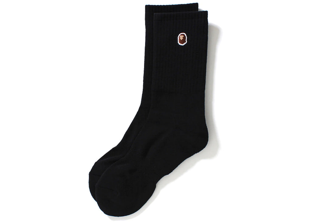 BAPE Basic Socks Men's Black