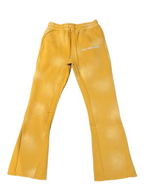 RETROVERT WASHED FLARE SWEATPANT YELLOW