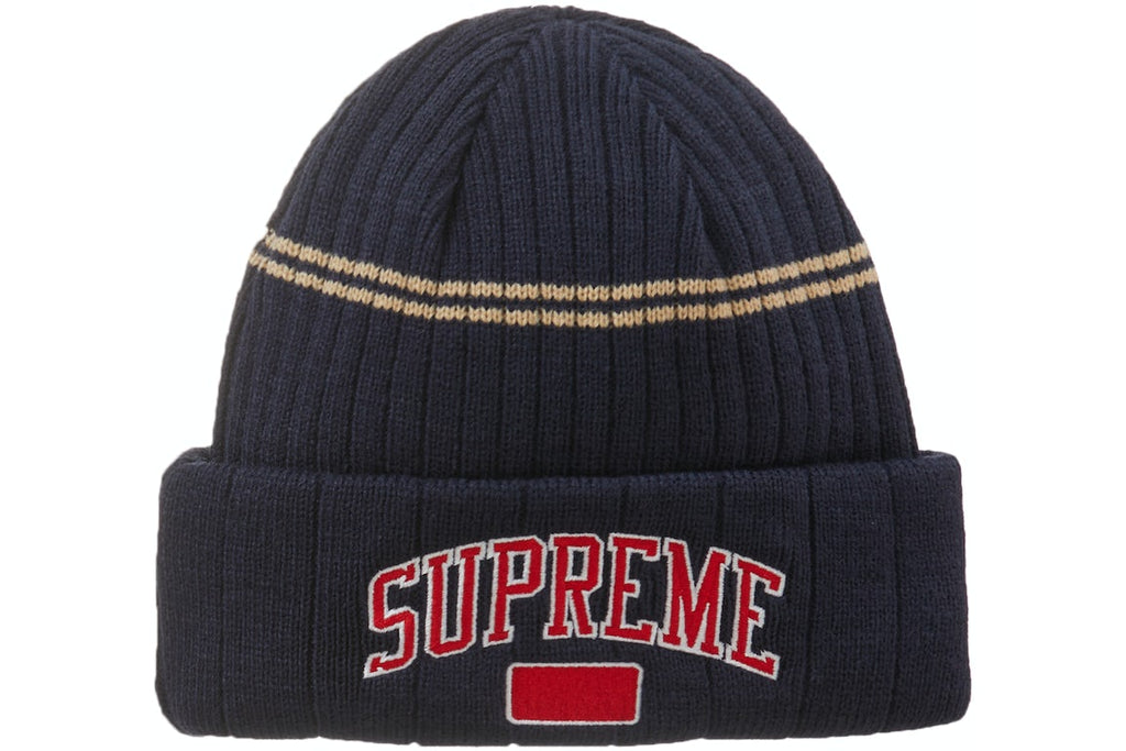 SUPREME FLEECE LINED BEANIE RED