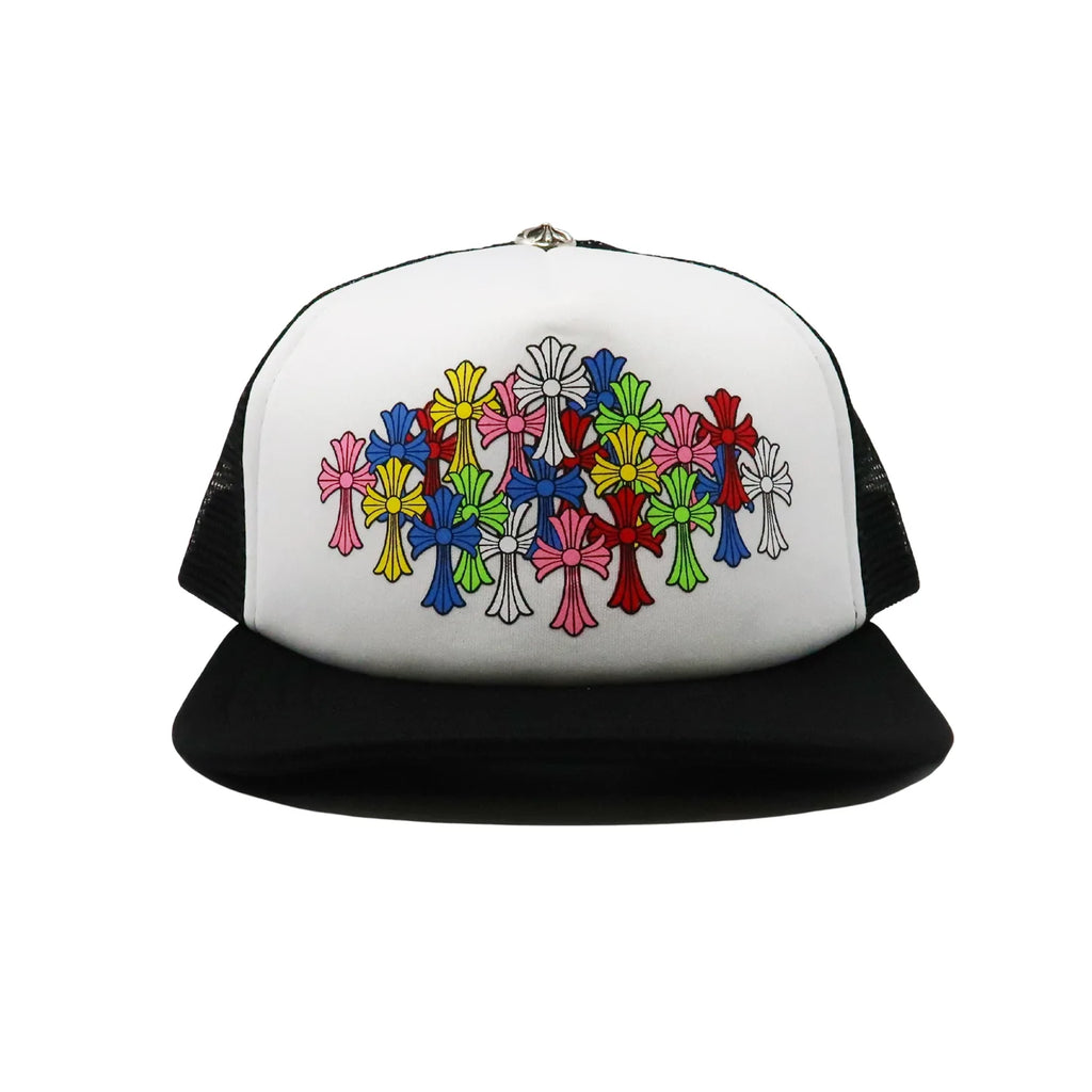 CHROME HEARTS WHITE/MULTICOLOR KING TACO CEMETERY HAT