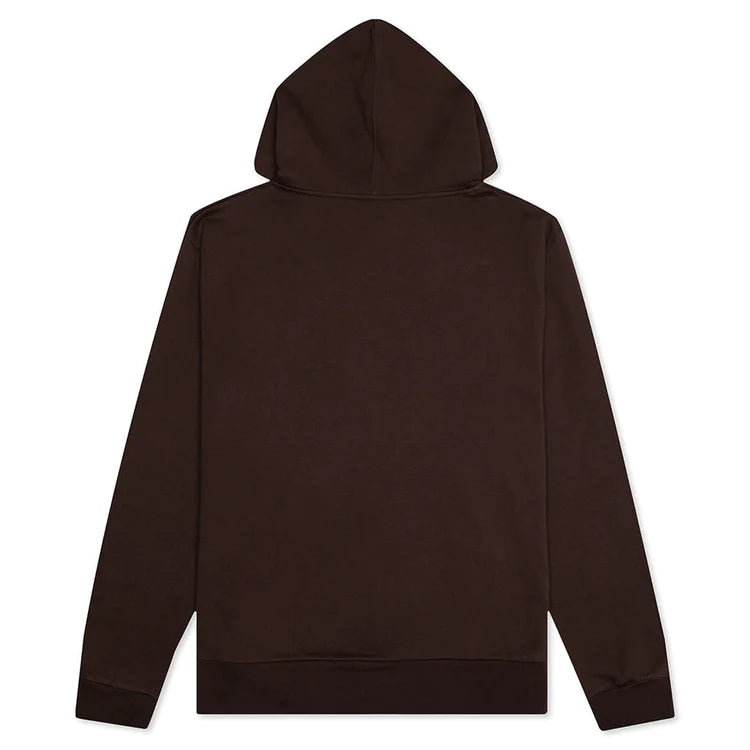 MARNI LONG-SLEEVED HOODED SWEATSHIRT CACAO BROWN