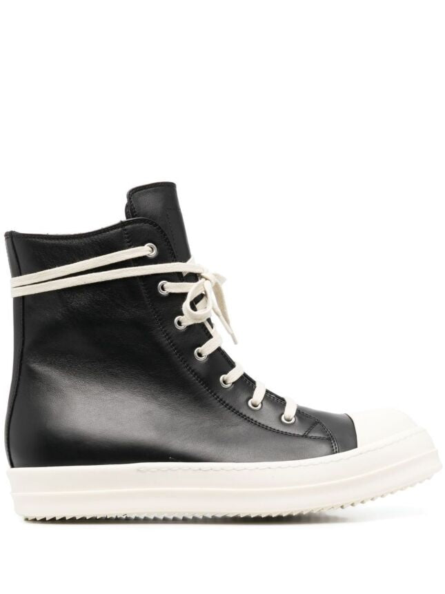 RICK OWENS LEATHER HIGH