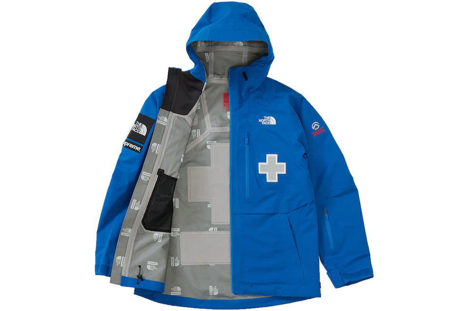 SUPREME THE NORTH FACE SUMMIT SERIES RESCUE MOUNTAIN PRO JACKET- BLUE