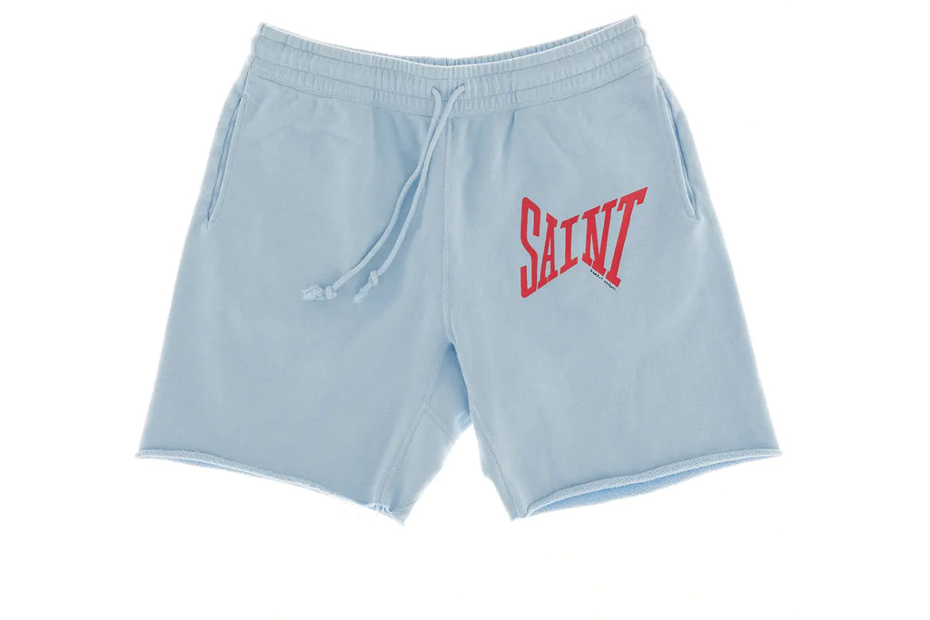 SAINT Mxxxxxx Logo Sweat Shorts Blue