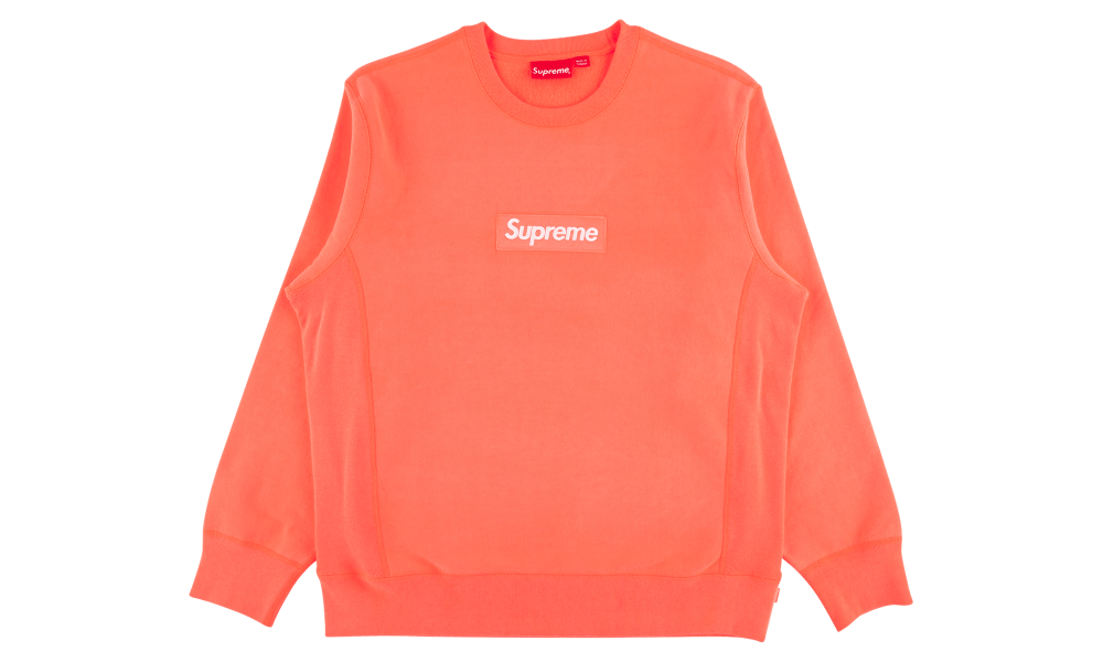 Supreme Box Logo Crewneck (FW18) Fluorescent Pink - ABSupplyATL